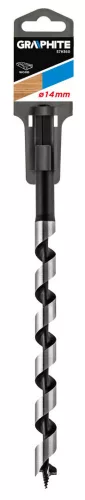 Graphite fafúró auger 14x250 mm hatszögletű szárral