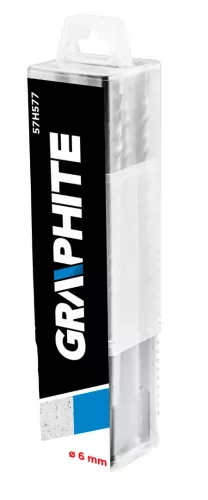 Graphite betonfúró 6x160 mm SDS plus 4 élű hegy 10 részes