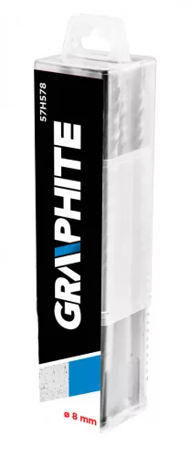 Graphite betonfúró 8x160 mm SDS plus 4 élű hegy 10 részes