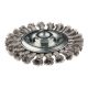 Graphite drótkorong tányér egyenes,sodrott 125 mm inox M14