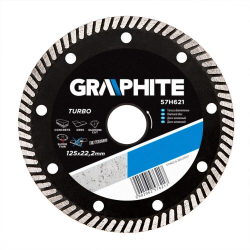 Graphite gyémánt vágókorong 125mm turbo vékony