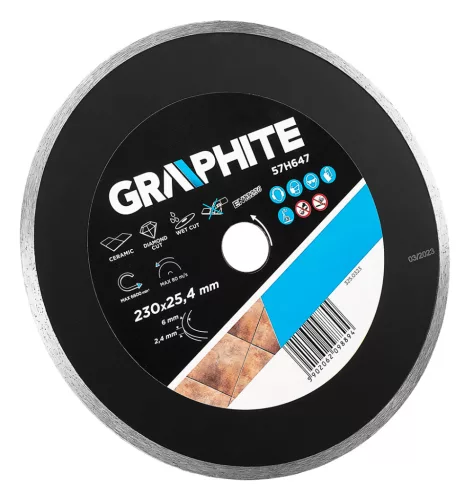 Graphite gyémánt vágókorong 230x25,4x2,4 mm vizes
