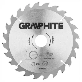 Graphite körfűrészlap 190x30 mm, 24 fog
