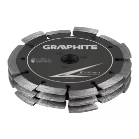 Graphite vágótárcsa falhoronymaróhoz, 3 tárcsás, 150mm, 30mm, 59G371-hez