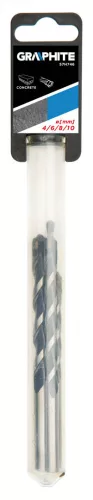 Graphite betonfúró készlet, 4 részes, 4-10 mm hengeres befogás
