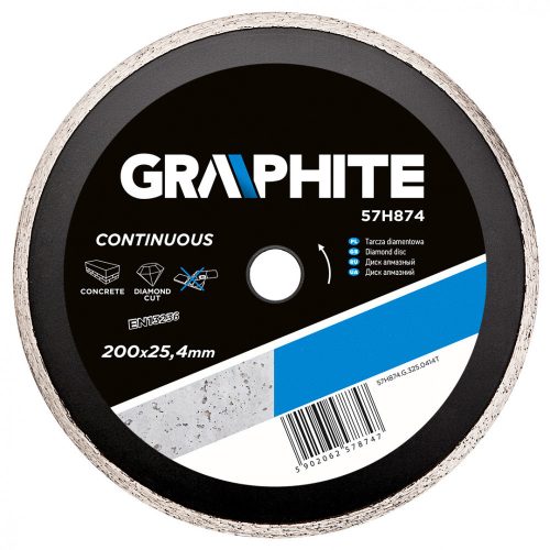Graphite gyémánt vágókorong 200x25,4 mm