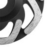 Graphite gyémánt csiszolókorong 115x22,2x5 mm, L szegmenses