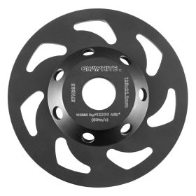 Graphite gyémánt csiszoló korong 125x22,2x5 mm, L szegmenses