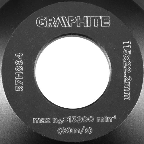 Graphite gyémánt csiszolókorong 115x22,2x5 mm, C szegmenses