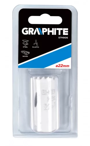 Graphite körkivágó bimetal 22 mm