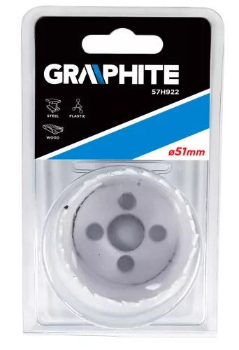 Graphite körkivágó bimetal 51 mm