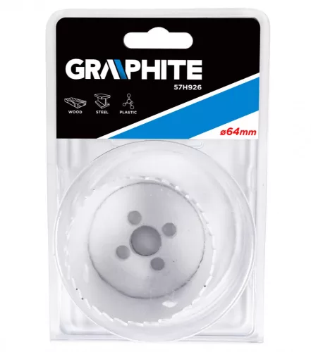 Graphite körkivágó bimetal 64 mm