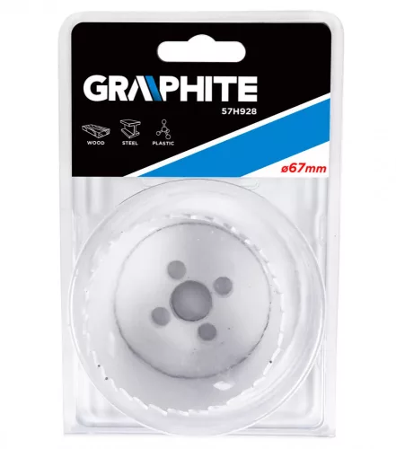 Graphite körkivágó bimetal 67 mm