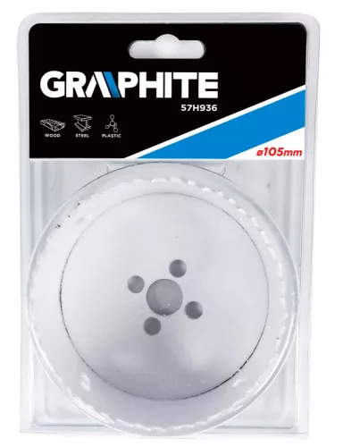 Graphite körkivágó bimetal 105 mm