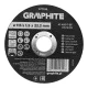 Graphite vágókorong fémhez, alumínium oxid 115x1,5x22,2 41 A60-T-BF