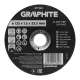 Graphite vágókorong fémhez, alumínium oxid 125x1,5x22,2 41 A60-T-BF