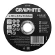 Graphite vágókorong fémhez, alumínium oxid 125x2x22,2 41 A46-T-BF