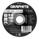 Graphite csiszolókorong fémhez, alumínium oxid 125x6x22,2 27 A24-R-BF