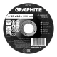Graphite vágókorong kőhöz, korund süllyesztett furattal 125x2x22,2 42 C46-R-BF