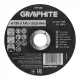 Graphite vágókorong fémhez, korund 125x1x22,2 INOX 41 A60-T-BF, 110db