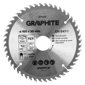 Graphite fűrészlap, széles fűrész, 160 x 30 mm, 48 fogazás