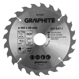 Graphite fűrészlap, széles fűrész, 180 x 30 mm, 24 fogazás