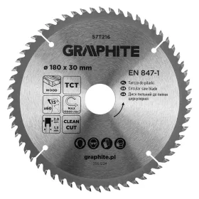 Graphite fűrészlap, széles fűrész, 180 x 30 mm, 60 fogazás