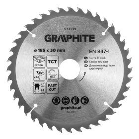 Graphite fűrészlap, széles fűrész, 185 x 30 mm, 40 fogazás