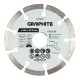 Graphite gyémánt vágókorong, szegmentált, 125 x 22,2 mm, száraz
