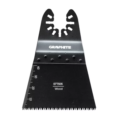 Graphite multigép, rezgőgép lap, HCS, 14TPI, 65mm, egyenes merülőfűrész, 3oldalon élezett fogak, fához