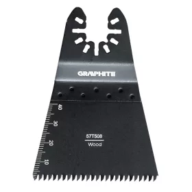 Graphite multigép, rezgőgép lap, HCS, 10TPI, 65mm, egyenes merülőfűrész, 3oldalon élezett fogak, fához