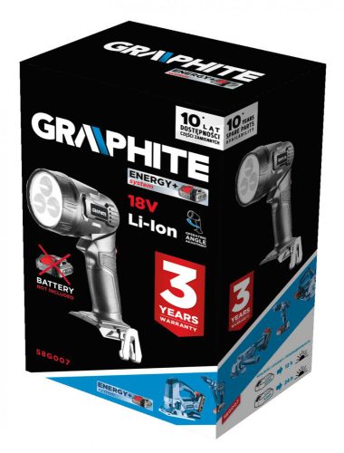 Graphite akkus lámpa 18V, Akku és töltő nélkül