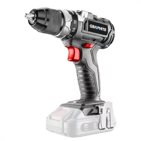 Graphite akkus fúró 18V, 13 mm gyorstokmány, szénkefementes, Akku és töltő nélkül