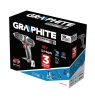 Graphite akkus fúró 18V, 13 mm gyorstokmány, szénkefementes, Akku és töltő nélkül
