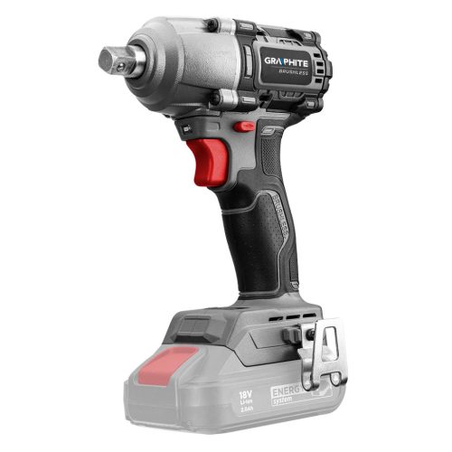 Graphite akkus ütvecsavarozó 18 V, 450Nm, szénkefementes, Akku és töltő nélkül
