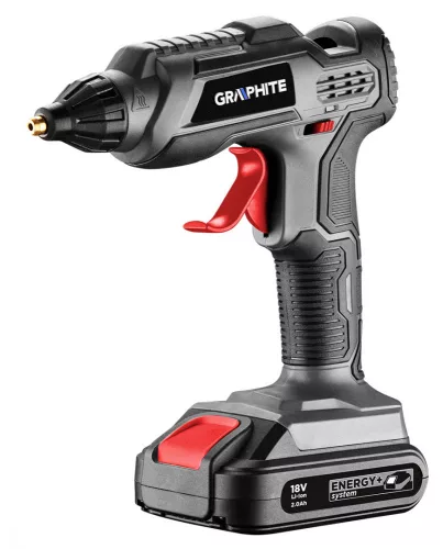 Graphite akkus ragasztópisztoly 18V, 11 mm, Akku és töltő nélkül