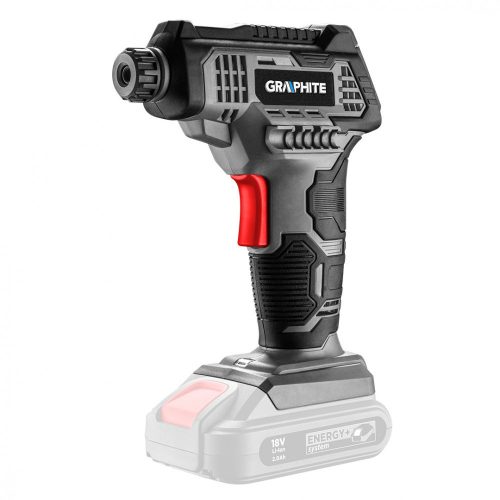 Graphite akkus kompresszor 18V, 7 bar, Akku és töltő nélkül