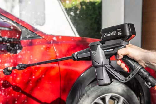 Graphite akkus magasnyomású mosó 18V, 2,4 bar, Akku és töltő nélkül
