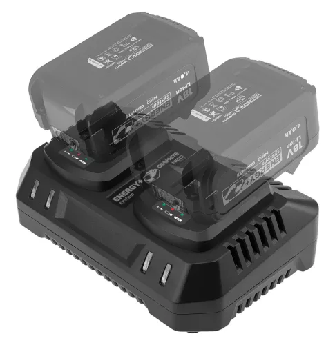 Graphite akku töltő, dupla foglalat 18V