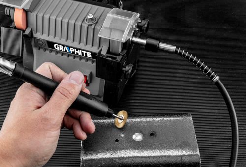 Graphite akkus köszörű- és polírozógép 18V, Akku és töltő nélkül