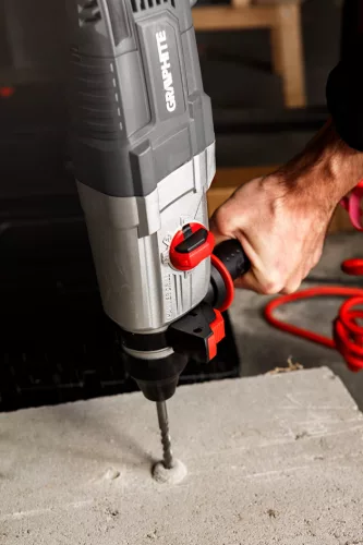 Graphite elektromos fúrókalapács 800W, 2,8 J, SDS Plus, Kofferben