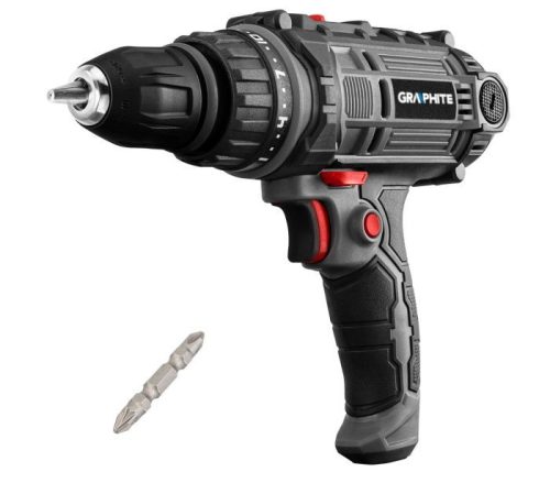 Graphite elektromos fúró/csavarozó 300W, Kofferben