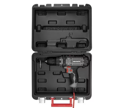 Graphite elektromos fúró/csavarozó 300W, Kofferben