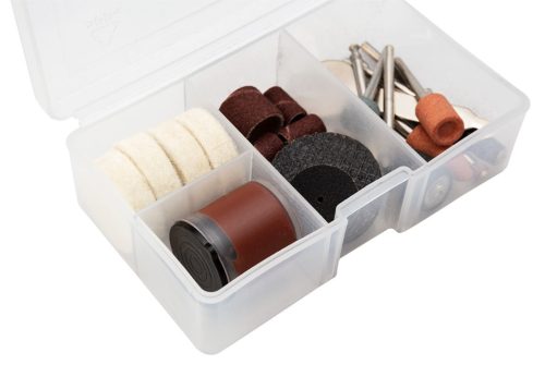 Graphite akkus mini csiszológép 18V, tartozékokkal, Akku és töltő nélkül