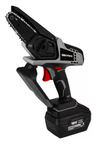 Graphite akkus mini láncfűrész 18V, Akku és töltő nélkül