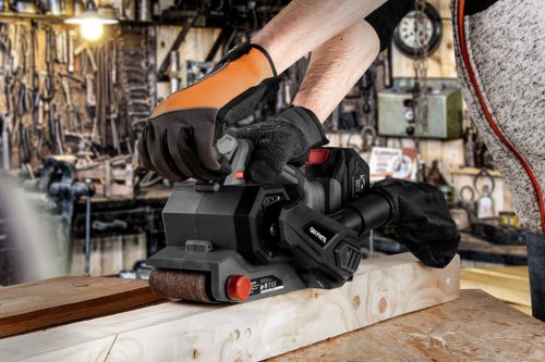 Graphite akkus szalagcsiszoló 18V, Akku és töltő nélkül