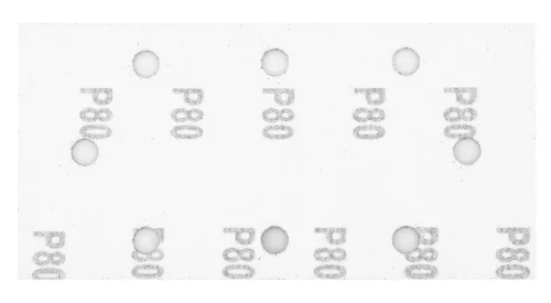 Graphite csiszolópapír tépőzáras 93x185mm, P80, 8 lyukas, 5db