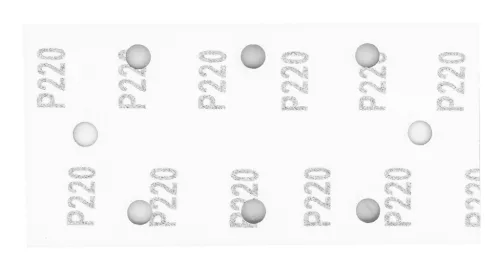 Graphite csiszolópapír tépőzáras 93x185mm, P220, 8 lyukas, 5db