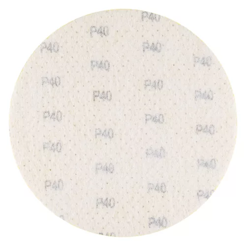 Graphite csiszolókorongok, perforált, tépőzáras, 225 mm-es lyukakkal, P40, 5 db