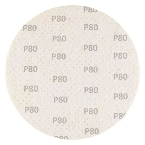 Graphite csiszolókorongok, perforált, tépőzáras, 225 mm-es lyukakkal, P80, 5 db